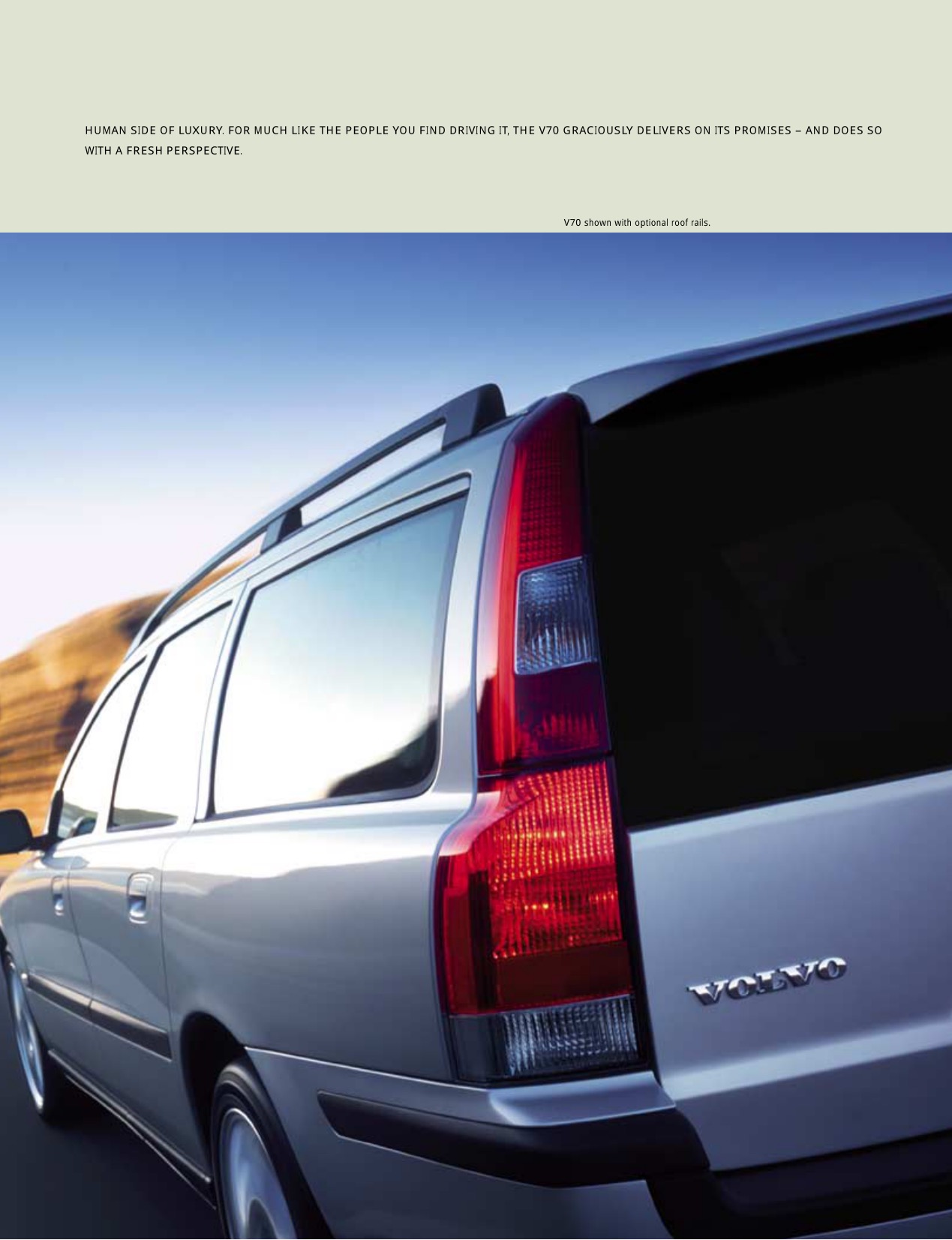 2004 Volvo V70 Brochure Page 2